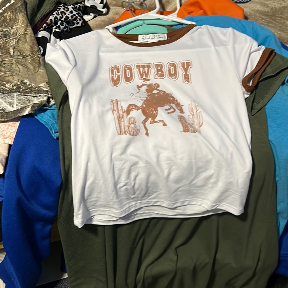 Cowboy crop top